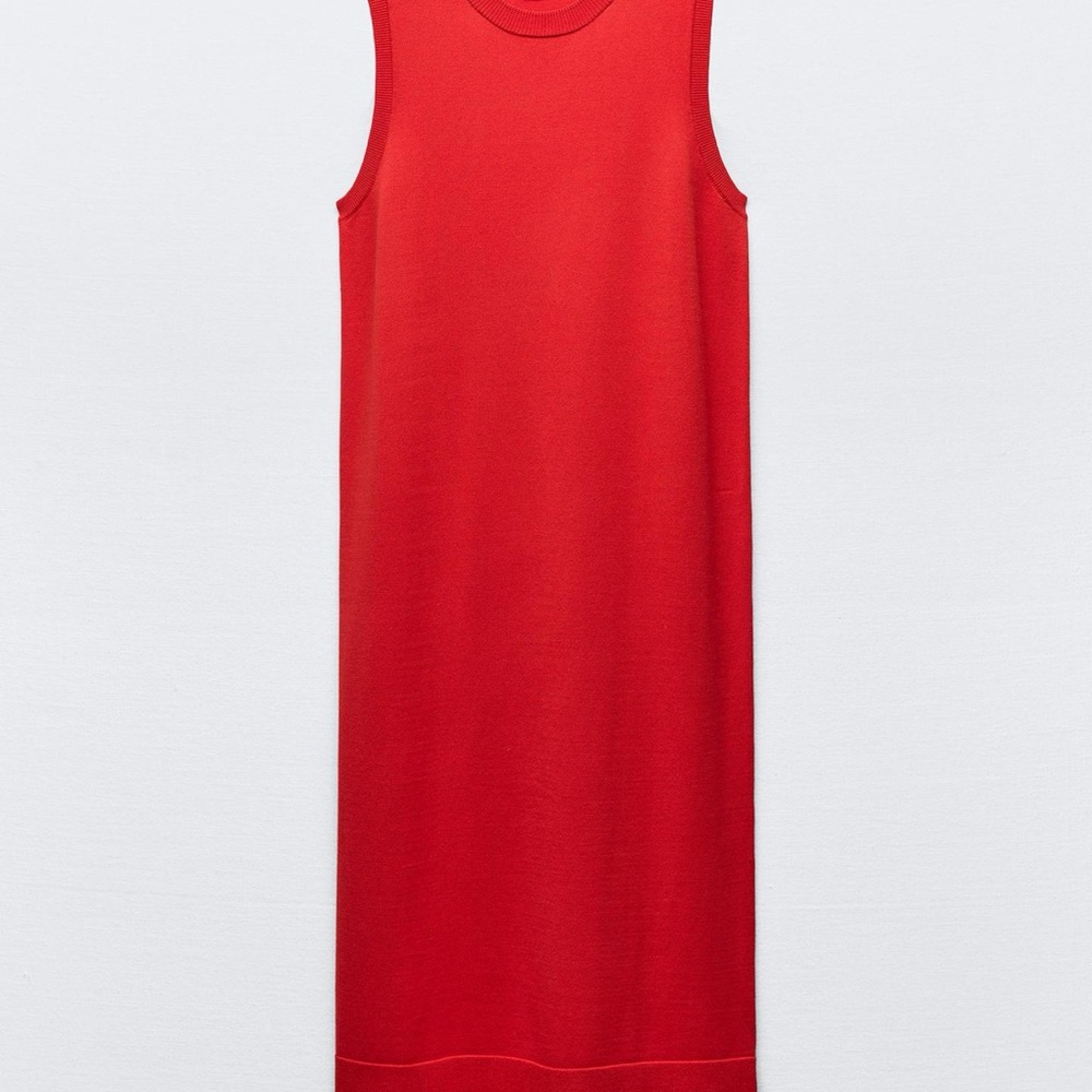 Zara Sleeveless Red Dress